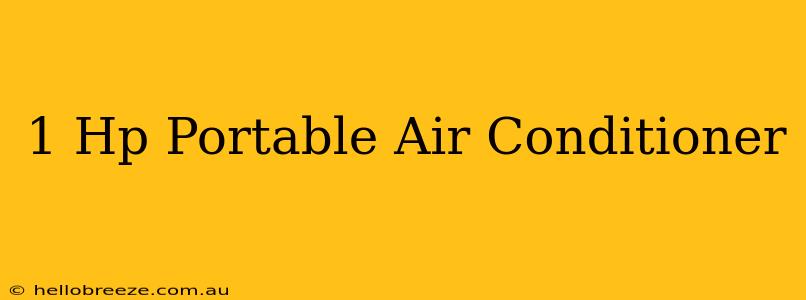 1 Hp Portable Air Conditioner