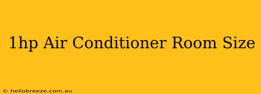 1hp Air Conditioner Room Size