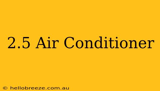 2.5 Air Conditioner