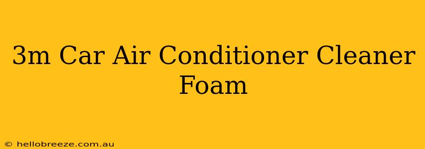 3m Car Air Conditioner Cleaner Foam