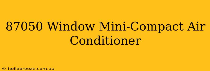 87050 Window Mini-Compact Air Conditioner