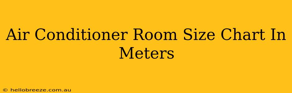 Air Conditioner Room Size Chart In Meters