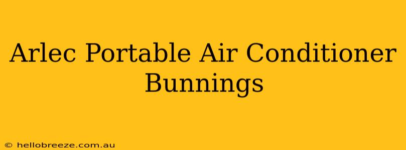 Arlec Portable Air Conditioner Bunnings