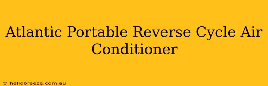 Atlantic Portable Reverse Cycle Air Conditioner