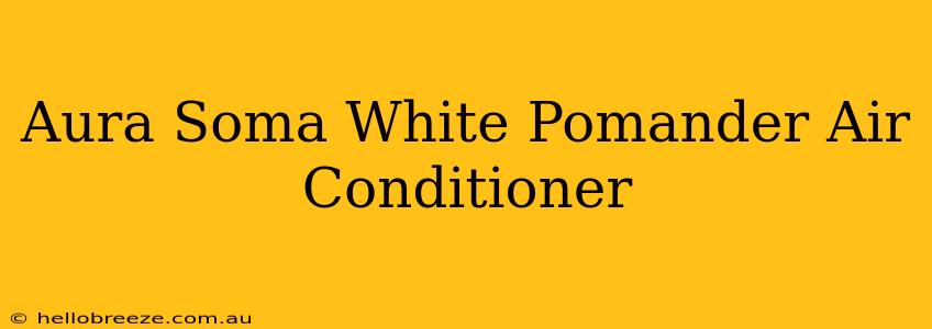 Aura Soma White Pomander Air Conditioner