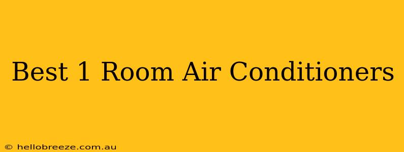 Best 1 Room Air Conditioners