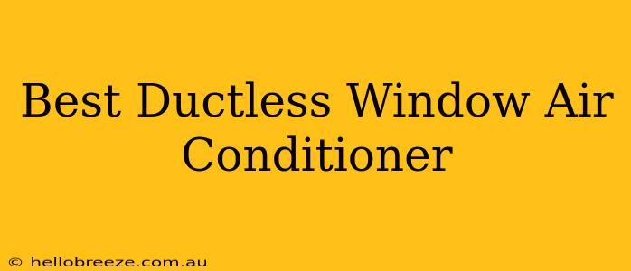 Best Ductless Window Air Conditioner