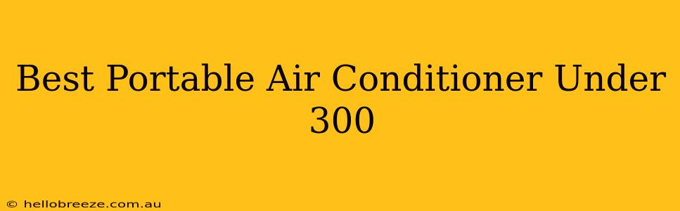 Best Portable Air Conditioner Under 300