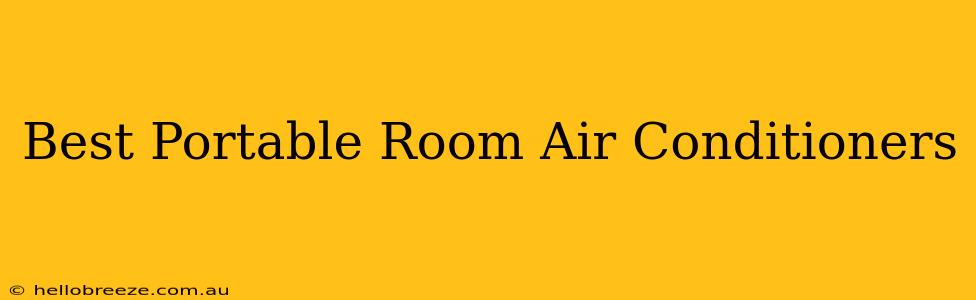 Best Portable Room Air Conditioners