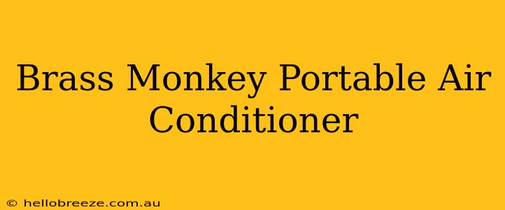 Brass Monkey Portable Air Conditioner