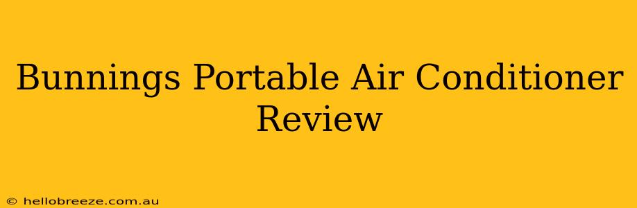 Bunnings Portable Air Conditioner Review