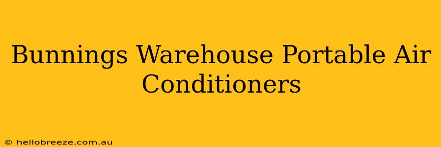 Bunnings Warehouse Portable Air Conditioners