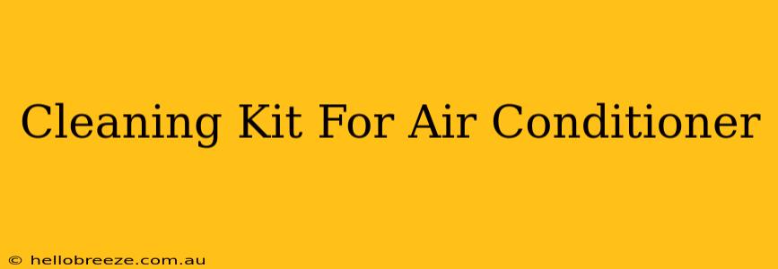 Cleaning Kit For Air Conditioner