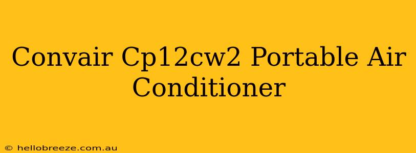 Convair Cp12cw2 Portable Air Conditioner