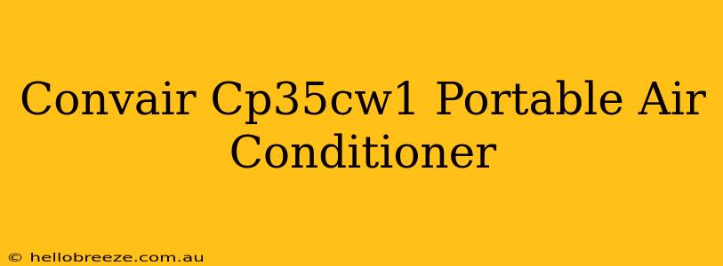 Convair Cp35cw1 Portable Air Conditioner