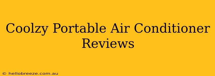 Coolzy Portable Air Conditioner Reviews