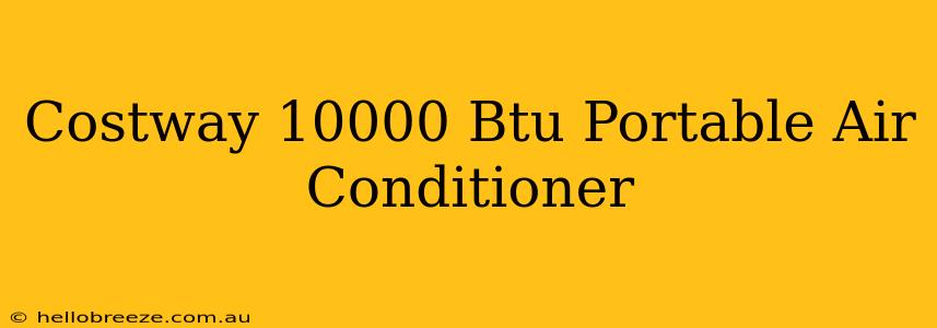 Costway 10000 Btu Portable Air Conditioner