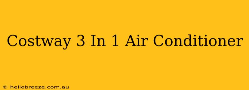 Costway 3 In 1 Air Conditioner