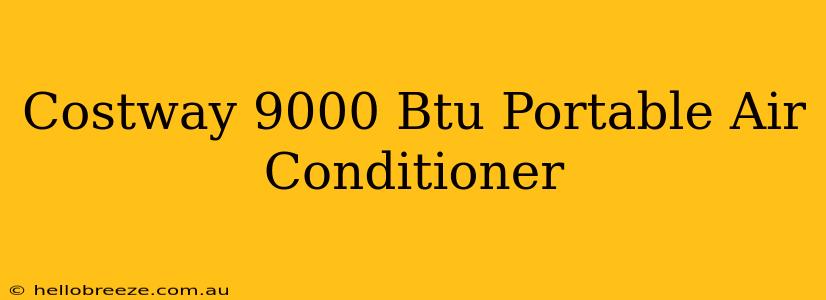 Costway 9000 Btu Portable Air Conditioner