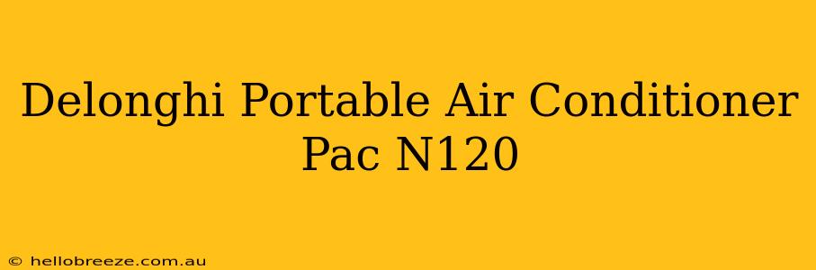 Delonghi Portable Air Conditioner Pac N120