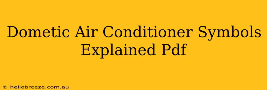 Dometic Air Conditioner Symbols Explained Pdf