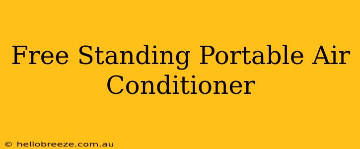 Free Standing Portable Air Conditioner