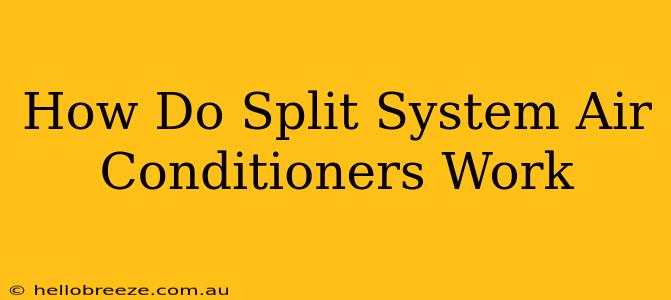 How Do Split System Air Conditioners Work