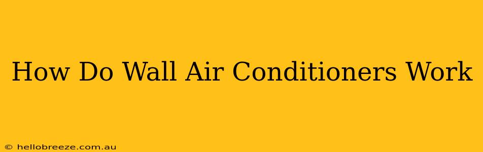 How Do Wall Air Conditioners Work