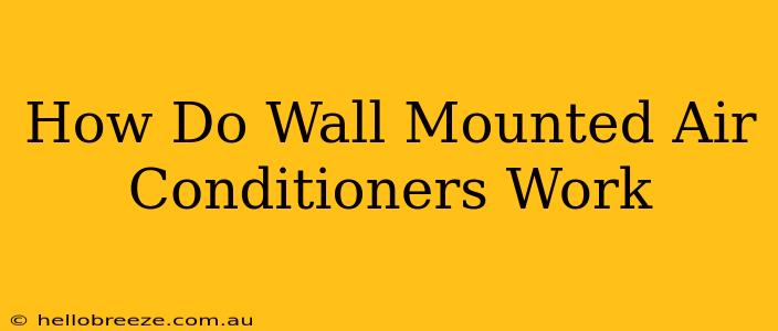 How Do Wall Mounted Air Conditioners Work