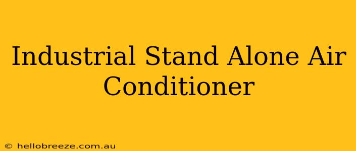 Industrial Stand Alone Air Conditioner