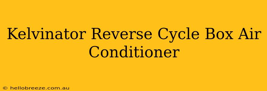 Kelvinator Reverse Cycle Box Air Conditioner