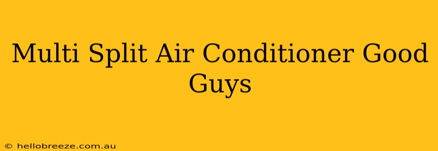 Multi Split Air Conditioner Good Guys