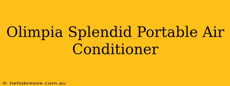 Olimpia Splendid Portable Air Conditioner