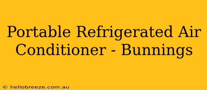 Portable Refrigerated Air Conditioner - Bunnings