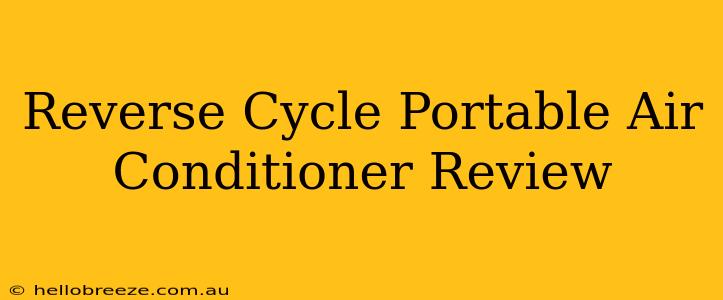 Reverse Cycle Portable Air Conditioner Review