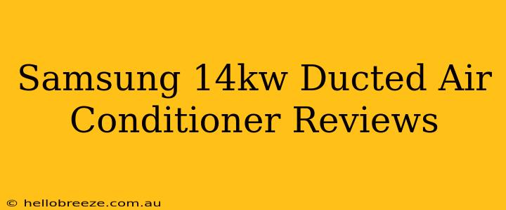 Samsung 14kw Ducted Air Conditioner Reviews