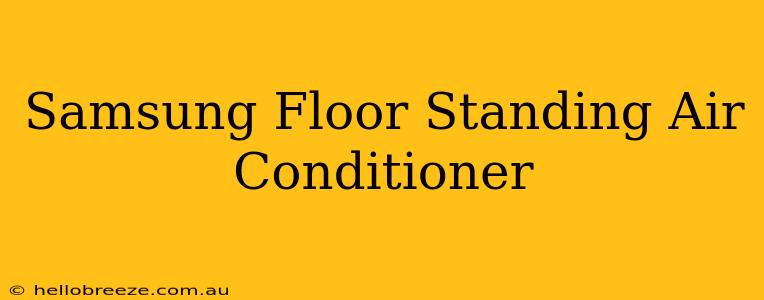 Samsung Floor Standing Air Conditioner