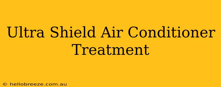 Ultra Shield Air Conditioner Treatment