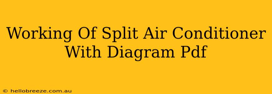 Working Of Split Air Conditioner With Diagram Pdf