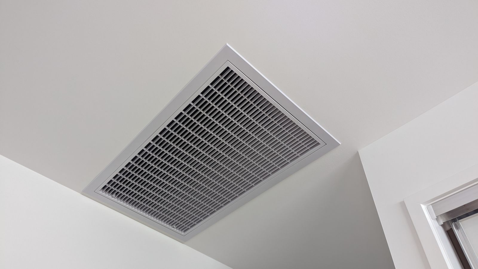 Ducted return air grille